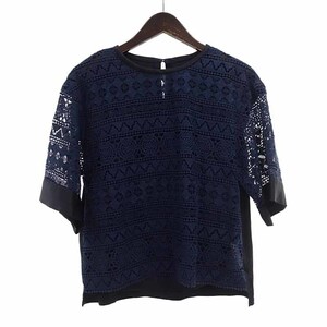 【特別価格】LOUSTIC LACE TEE レース 刺繍 Tシャツ シャツ ブラウス