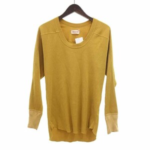 【特別価格】MEYAME 20SS OB LONG NECK RIB リブ 長袖 Tシャツ カットソー