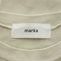 【特別価格】MARKA CREW NECK Tee COTTON PIQUE カットソー Tシャツ_画像3