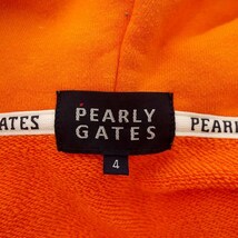 【年末年始大セール】PEARLY GATES 053-8162101 ゴルフ 裏パイル スウェット ジップアップ パーカー_画像3