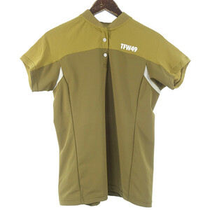 【特別価格】TFW49 ゴルフ 23SS COLLAR LESS POLO ポロシャツ Tシャツ
