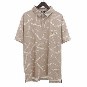 【年末年始大セール】1PIU1UGUALE3 GOLF GRT136 POE356 RANDOM LOGO S/S POLO シャツ