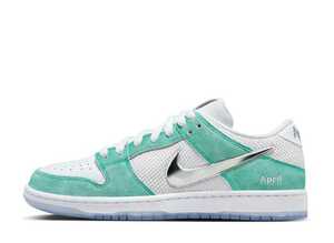 APRIL SKATEBOARDS Nike SB Dunk Low Pro QS "White and Multi-Color" 29cm FD2562-400