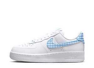 Nike WMNS Air Force 1 Low "Blue Gingham" 23cm DZ2784-100