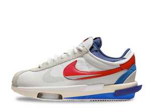 sacai Nike Zoom Cortez "White and University Red" 27cm DQ0581-100