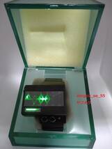 【貴重】「シーホープ HEART BEAT (ブラック/グリーン)」腕時計 SEAHOPE 心電図 USB充電式_画像6