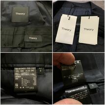 I ☆未使用/ 人気モデル!! '2点セット' Theory セオリー 上下 セットアップ WOOL混 ストライプ柄 スーツ size:34 紳士服 ジャケット&パンツ_画像10