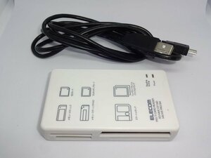 USB接続 カードリーダー　ELECOM MR-A10WH SDカード スマートメディア コンパクトフラッシュ メモリースティック等対応 ① 