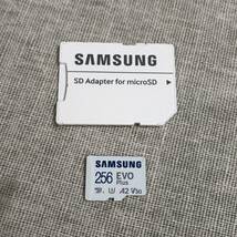 Samsung microSDカード 256GB EVO Plus microSDXC UHS-I U3 A2 V30_画像1