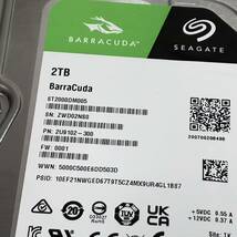 Seagate BarraCuda 3.5" 2TB 内蔵ハードディスク HDD 6Gb/s 256MB 5400rpm ST2000DM005_画像4