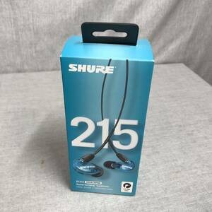 SHURE シュア イヤホン 有線 SE215SPE-A トランススルーセントブルー 高遮音性 ゲーム ゲーミング スペシャルエディション カナル型