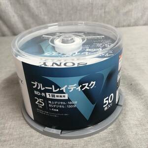 未使用品　ソニー ブルーレイディスク BD-R 25GB (1枚あたり地デジ約3時間) 1回録画用 50枚入り 4倍速ダビング対応 50BNR1VLPP4