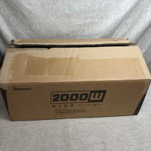 現状品　Renogy インバーター 12v 2000W 純正弦波 50HZ/60HZ 防災品 車中泊 RIV1220P2-10S