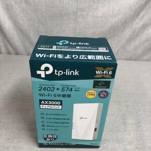 TP-Link Wi-Fi 無線LAN 中継器 Wi-Fi6 対応 2402 + 574Mbps 11ax/ac APモード HE160 ブリッジモードギガ有線LANポート RE700X/A