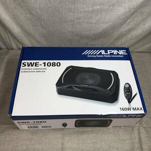 現状品　アルパイン(ALPINE) パワードサブウーファー SWE-1080