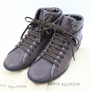 ITCAYGEOQNM8 即決 美品 LOUIS VUITTON ルイヴィトン モノグラム ハイカット スニーカー レディース サイズ 37 1/2