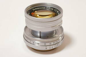レア トリウムズミクロン 50mm F2 アンダーミリオン 995XXX番台 放射能レンズ Leica summicron 1:2/50 
