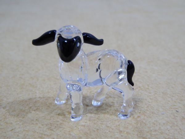 SWAROVSKI/スワロフスキー 置物 インテリア ベビーシープ 羊 639J
