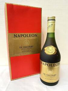193320-52 1円～ 未開栓/保管品 古酒 NAPOLEON DE VALCOUT FRNCH BRANDY デ ヴァルコート ナポレオン フレンチブランデー 700ml 40%