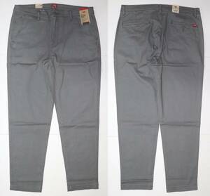 新品 リーバイス A2263-0014 W36 L32 XX CHINO リラックステーパー グレー/灰色 チノパン ストレッチツイル