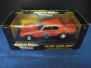 アメリカンマッスル/AMERICAN MUSCLE　ジャンク品 1/18 '69 GTO "SUPER JUDGE"