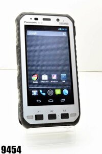 [ジャンク] au SIMロックあり Panasonic TOUGHPAD FZ-X1 32GB FZ-X1AKAAACJ[防水キャップ破損][9454]