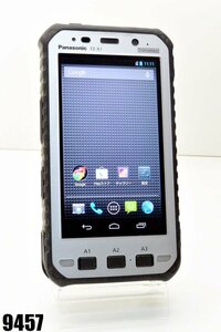 [ジャンク] au SIMロックあり Panasonic TOUGHPAD FZ-X1 32GB FZ-X1AKAAACJ[防水キャップ破損][9457]