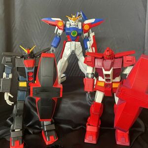 G-B①【ガンプラ 】機動戦士ガンダム プラモデル 組み立て済み 全長約30cm サイコジム サイコガンダム ウィングガンダム プロトゼロ 