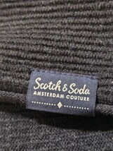 1円スタート【美品/保管品】SCOTCH＆SODA　スコッチ&ソーダ　カシミア混　ニットセーター　ブラック　表記サイズM_画像7