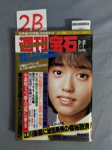 『週刊宝石 昭和59年1月1日』/光文社/レトロ/2B/Y10269/mm*23_12/53-04-2B