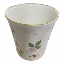 【中古品】WEDGWOOD ウェッジウッド カップセット ピンク/グリーン 花柄カップ ブランド洋食器 箱あり hiL2352RO_画像10