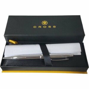 【未使用】CROOS クロス ボールペン ツイスト式 シルバー インクあり(替えインクなし) 文房具 L55962RK