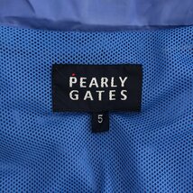 ◆中古品◆PEARLY GATES パーリーゲイツ ウインドブレイカー ジャケット ブルー E62786NSD_画像4