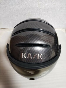 Kask Piumaエリート カーボン バイザー スキー ヘルメット EN1077 400g made in Italy 