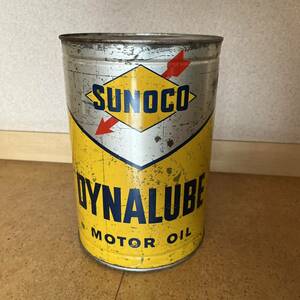 60年代 スノコ モーターオイル缶 ヴィンテージ / 60's SUNOCO DYNALUBE Motor Oil Can Vintage