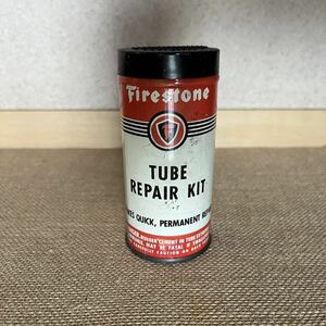 ファイヤーストーン チューブリペアキット ブリキ缶 / The Firestone Tube Repair Kit Tin Can Vintage