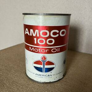 アモコ 100 モーターオイル缶 / AMOCO 100 Motor Oil Can Vintage