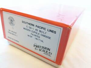 【sk21-p03】極美品 HO BRASS Precision Scale SOUTHERN PACIFIC C-30-1 CABOOSE #16674-1 貨車 鉄道模型