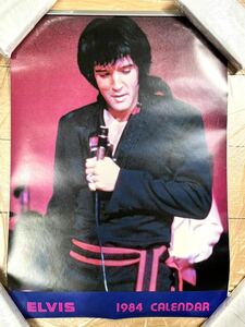 エルビス・プレスリー Elvis Presley 1984年 カレンダー 当時モノ 壁掛け