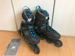 【中古】K2 インラインスケート EXO 6.0 Mens ブラック×ブルー