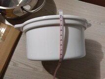 【A536】 フォンデュ セット ステンレス 陶器 鍋 パーティー 多人数 イベント_画像8