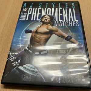 輸入ＤＶＤ　ＷＷＥ　AJ Styles/Most Phenomenal Matches ※Disc3欠品