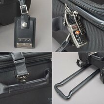 1円 美品 トゥミ TUMI Alpha Bravo キャリーバッグ 60L スーツケース TSA ブラック 2輪 22424DH2 アルファ ナイロン カート 旅行鞄 Mk.g_画像6