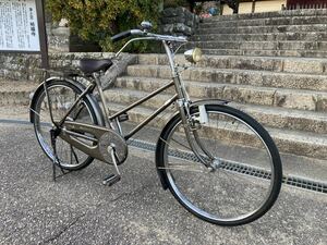 美品　ナショナル　レギュラー　実用車 昭和 レトロ 自転車 ロッドブレーキ　運搬車　修理済み　ビンテージ　ジブリ　世田谷ベース　