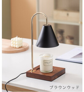  color : black candle warmer indirect lighting aroma candle candle lamp wooden base 
