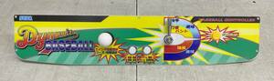  Sega Dyna my to Baseball *97 control panel used button new goods back surface repeated painting 