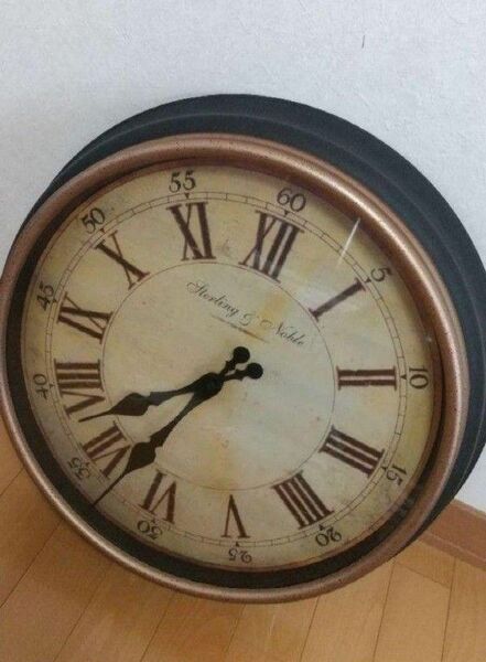 【ビックサイズ】米国製 海外製 アンティーク 特大 大型時計 大型 掛け時計 時計 丸型時計