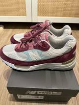 KITH New Balance 992 Kithmas Burgundy/White aime leon dore jjjjound_画像3