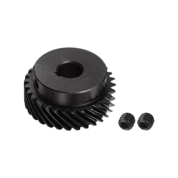 uxcell ヘリカルギア 1モッド 硬化45#鋼 スパーデフデフ モーターギア部品の付属品 左方4x1.8mm