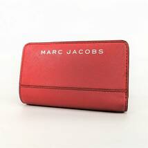 MARC JACOBS 二つ折り財布 M0015163 611 レザー サンタフェレッド マークジェイコブス【USED品】 22 00254_画像1